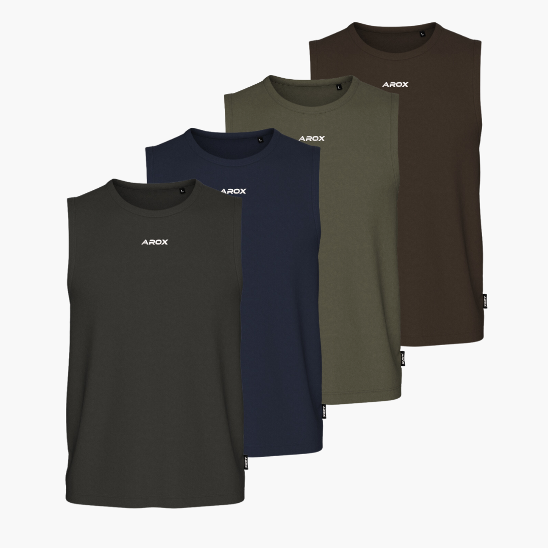 Mix 4 & pay for 2 - Men's no sleeve t-shirt