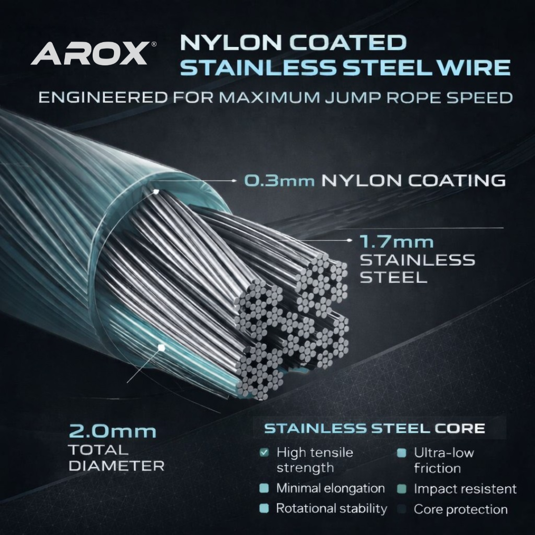 2 MM Nylonbelagd elite vajer