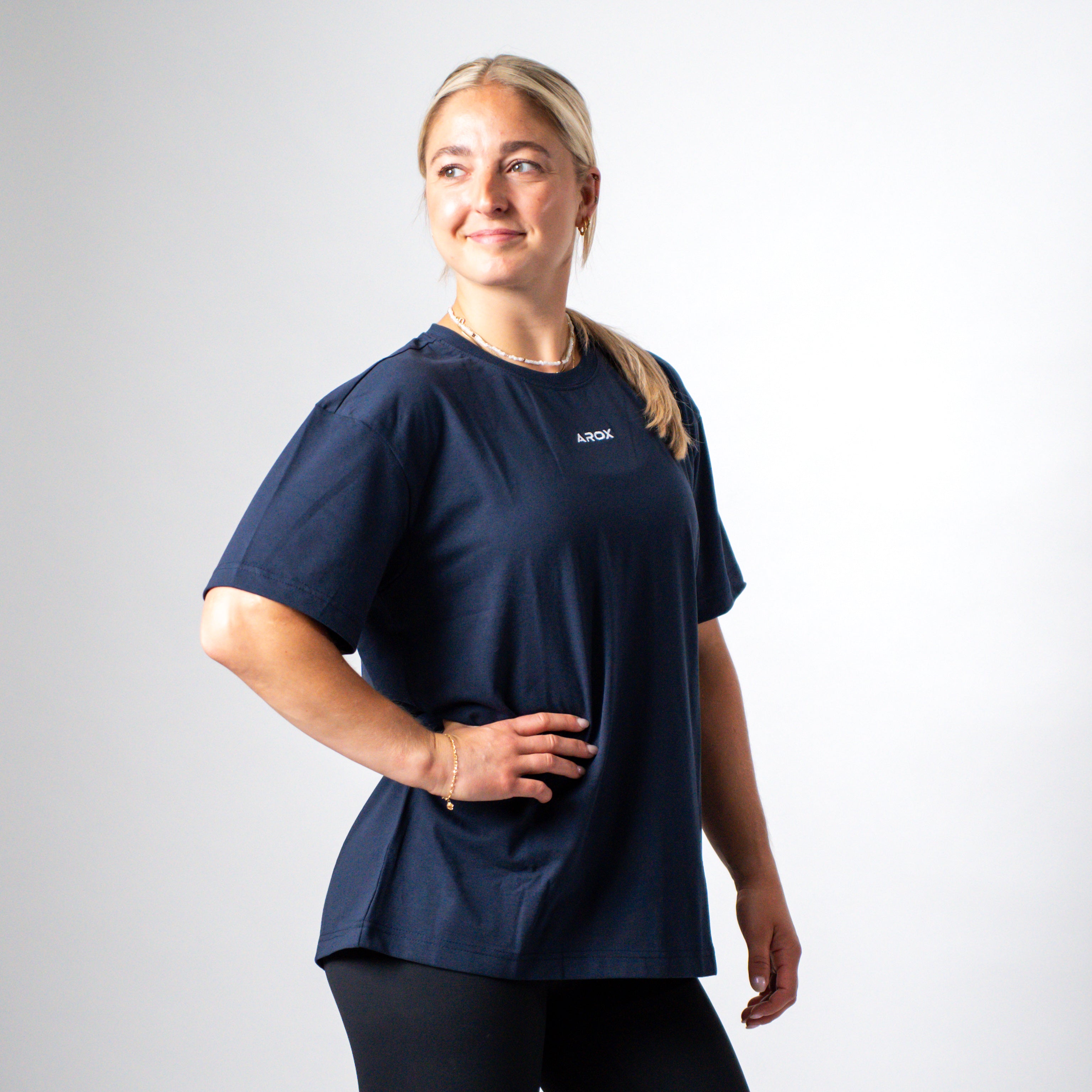 SportsTech oversized t-shirt navy blue