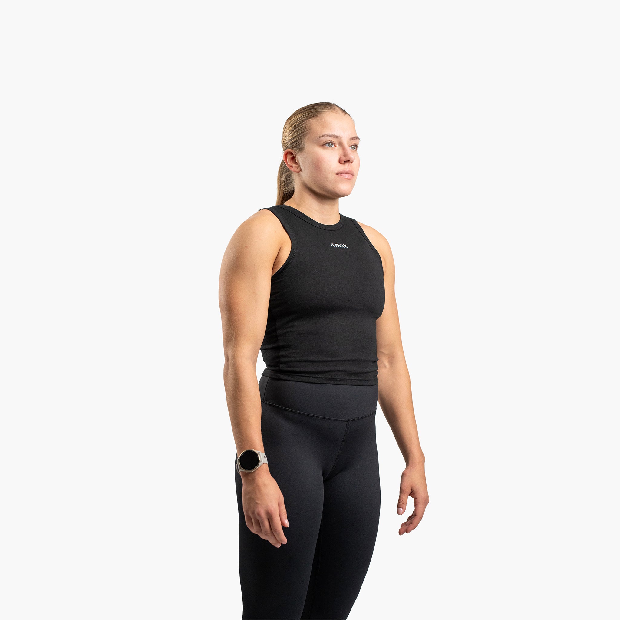 SportsTech women top (Svart)