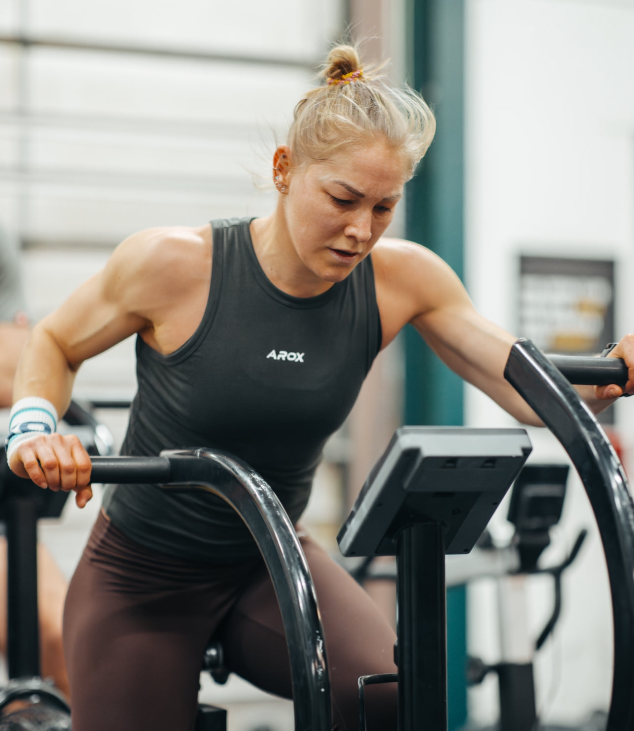 SportsTech women top (Mörkgrå)