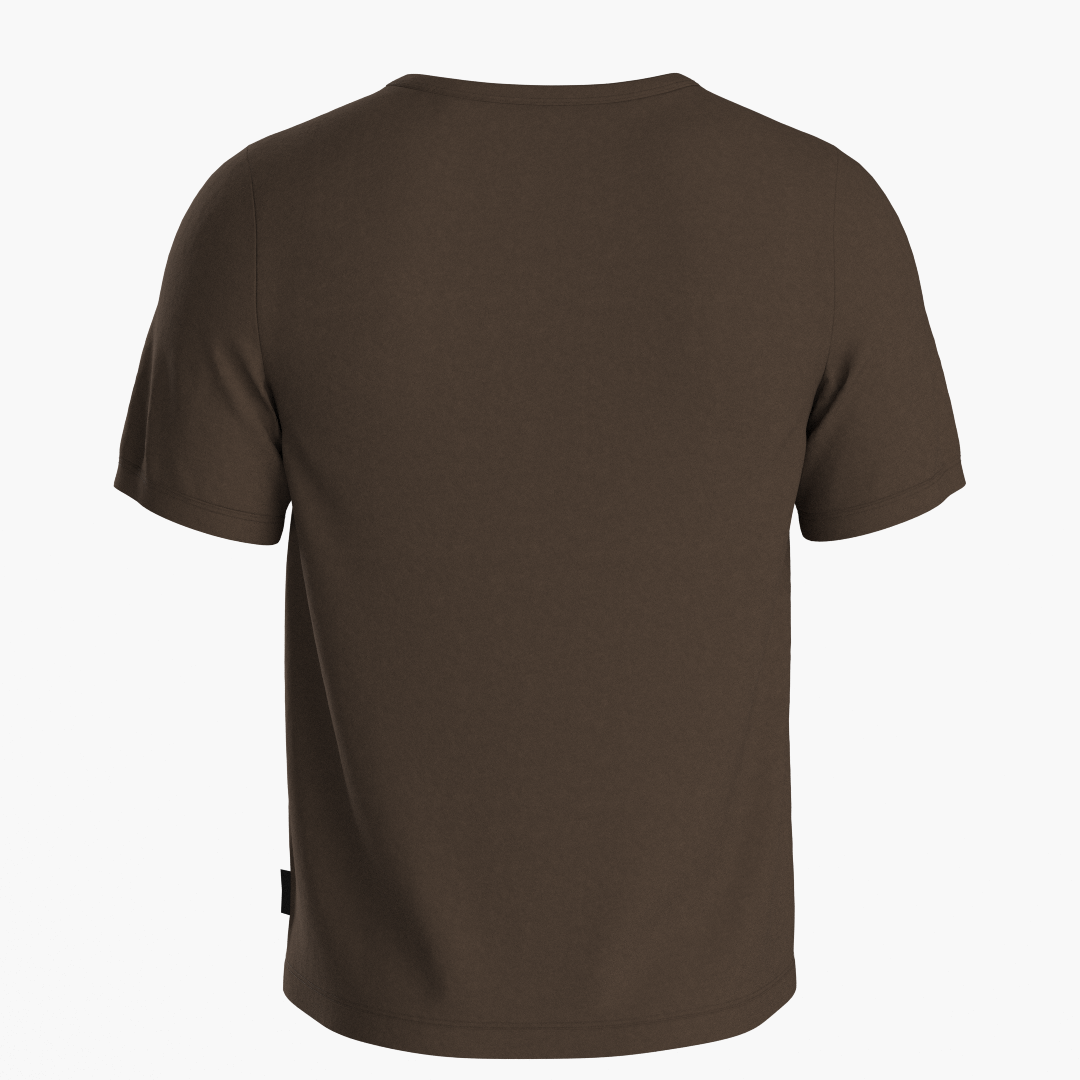 SportsTech unisex T-shirt (Mörkbrun)