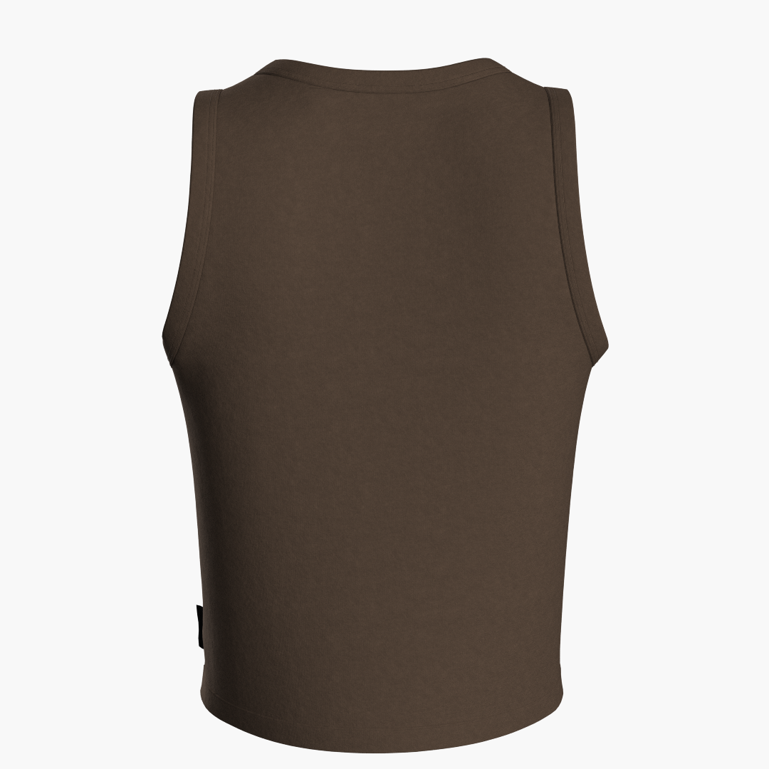 SportsTech women top (Mörkbrun)