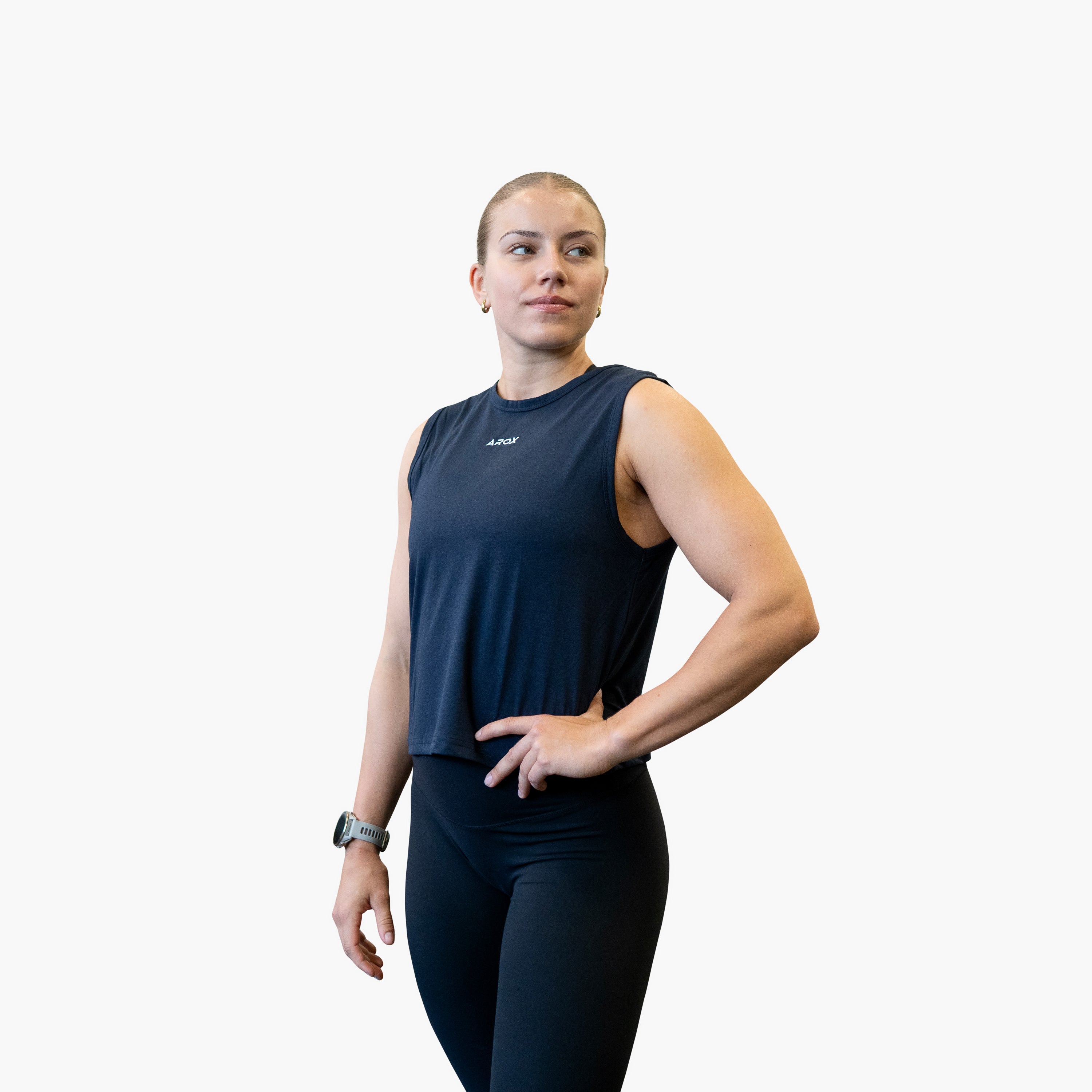 SportsTech women tank top (Marinblå)