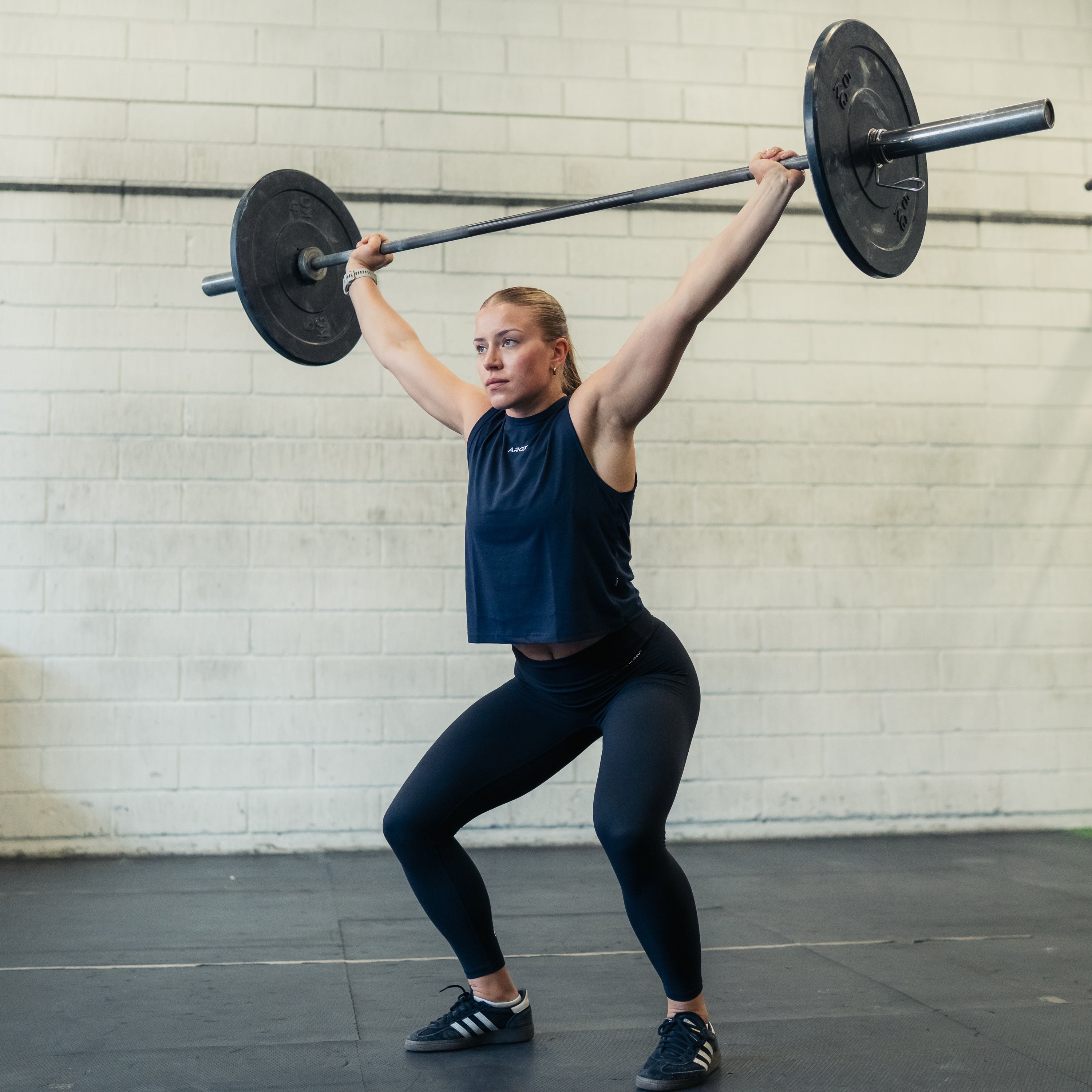 SportsTech women tank top (Marinblå)